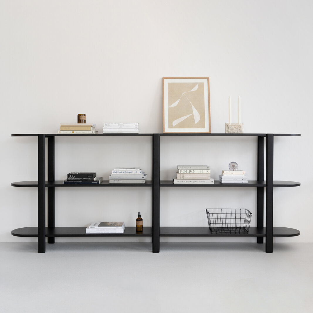 Design cabinet | Oblique Cabinet OB-6L Oak hardwax oil natural light 3041 | Studio HENK| 