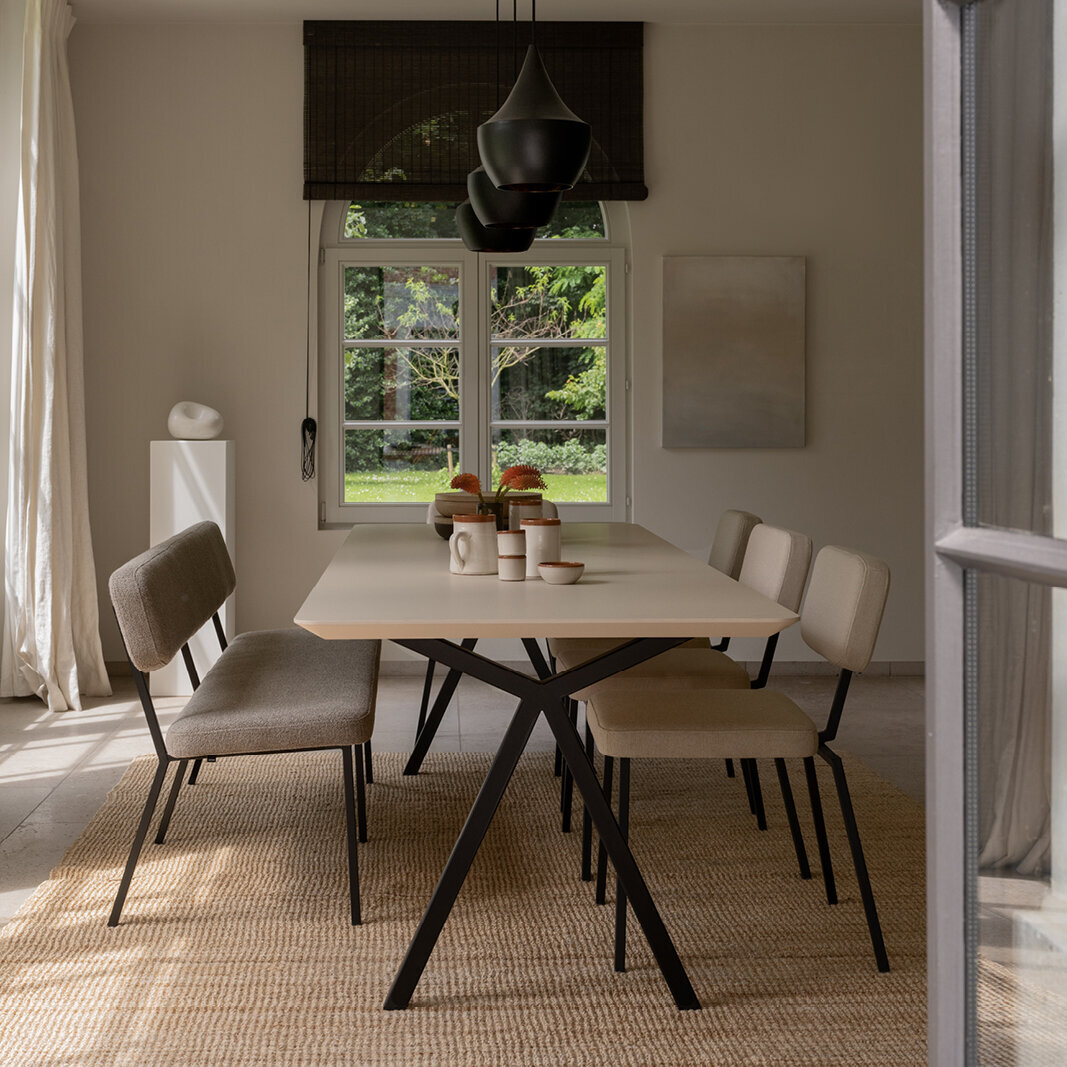 Design modern dining chair | Ode Chair with armrest  juke pink73 | Studio HENK| 