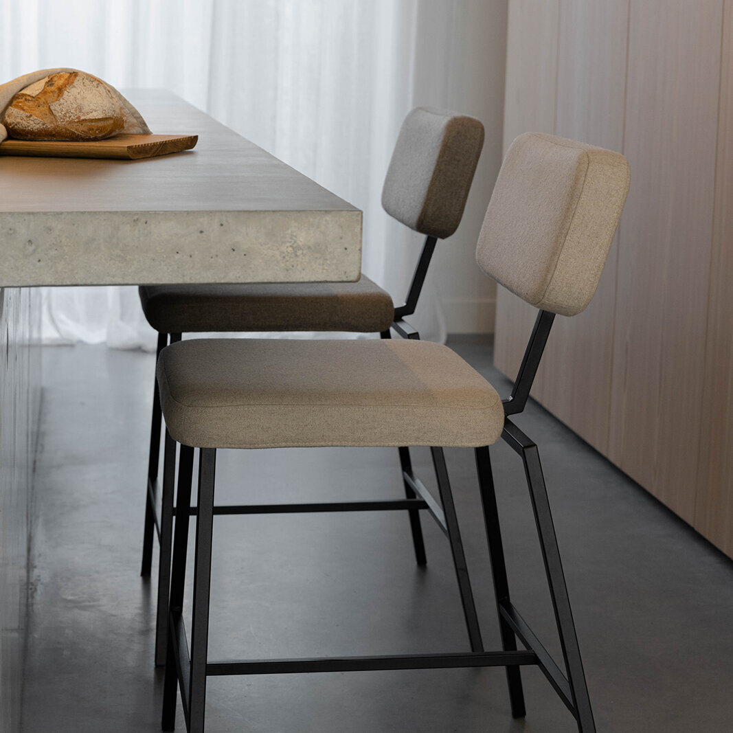 Design stool Ode stool 65 | twillweave 550 | Studio HENK| 