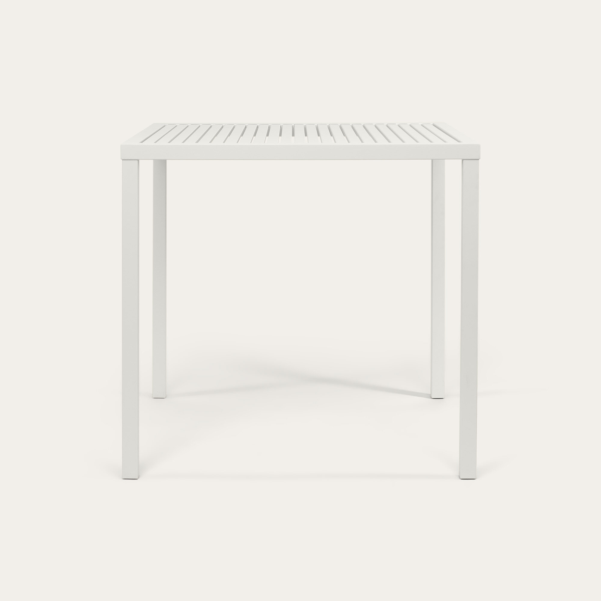 Square outdoor Design dining table | Trace Outdoor Table  White powdercoating KTL | White Powdercoat KTL | Studio HENK | 