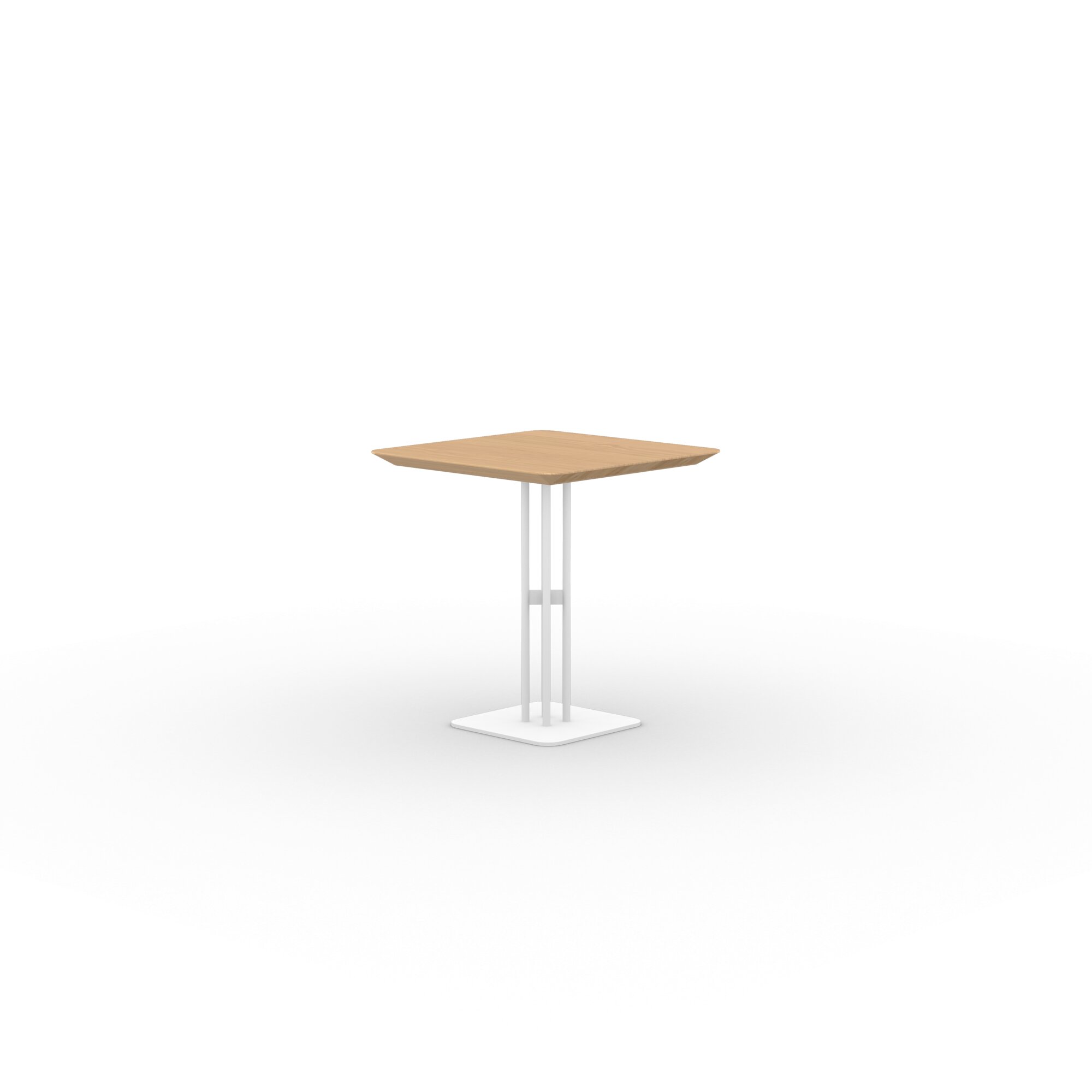 Square Design Bistro Table | Rest  white | Oak hardwax oil natural light 3041 | Studio HENK| 