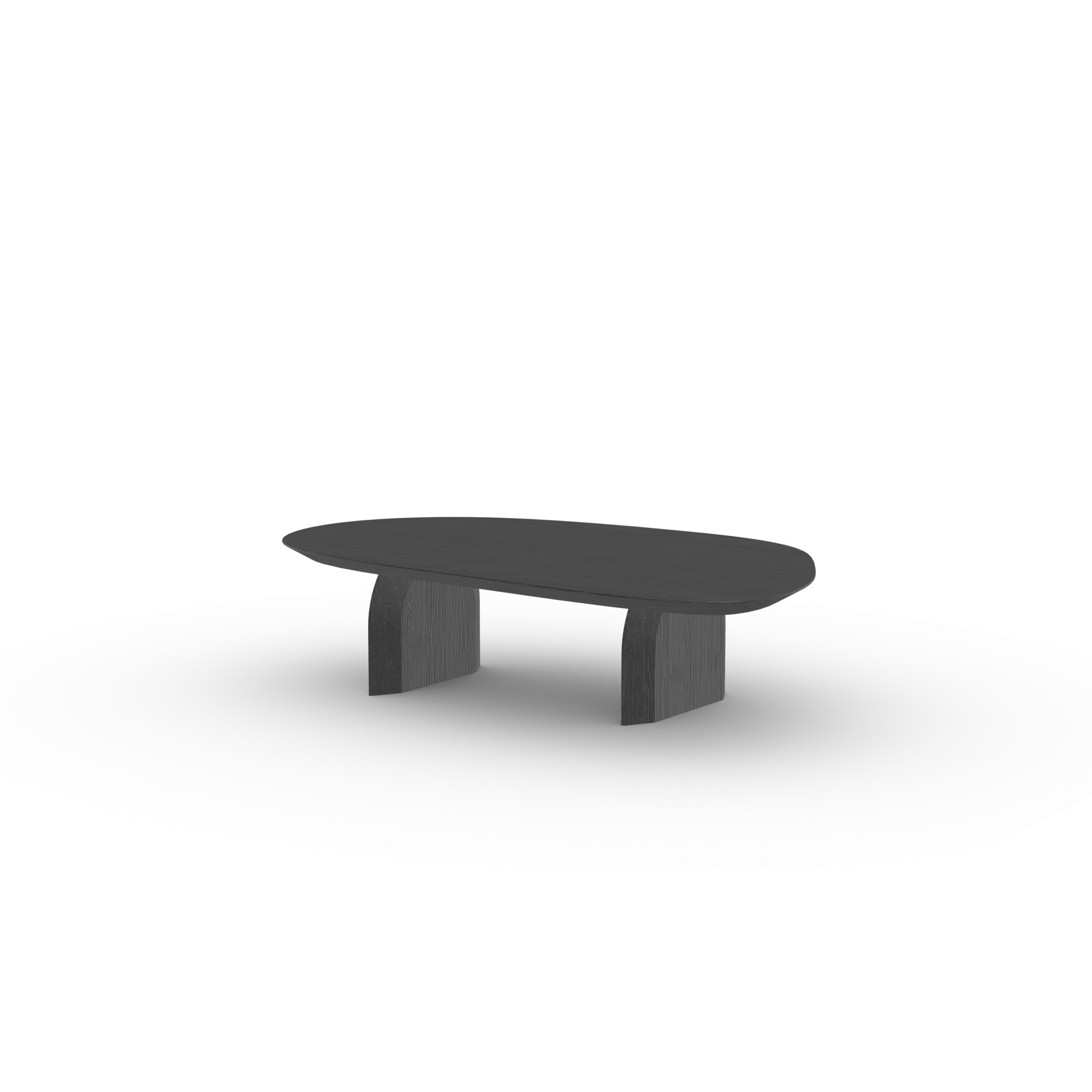 Design Coffee Table | Slot Coffee Table Oak black stain | Oak black stain | Studio HENK| 